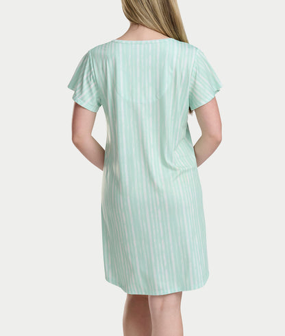 KN Cool Square Neck Knit Sleep Shirt