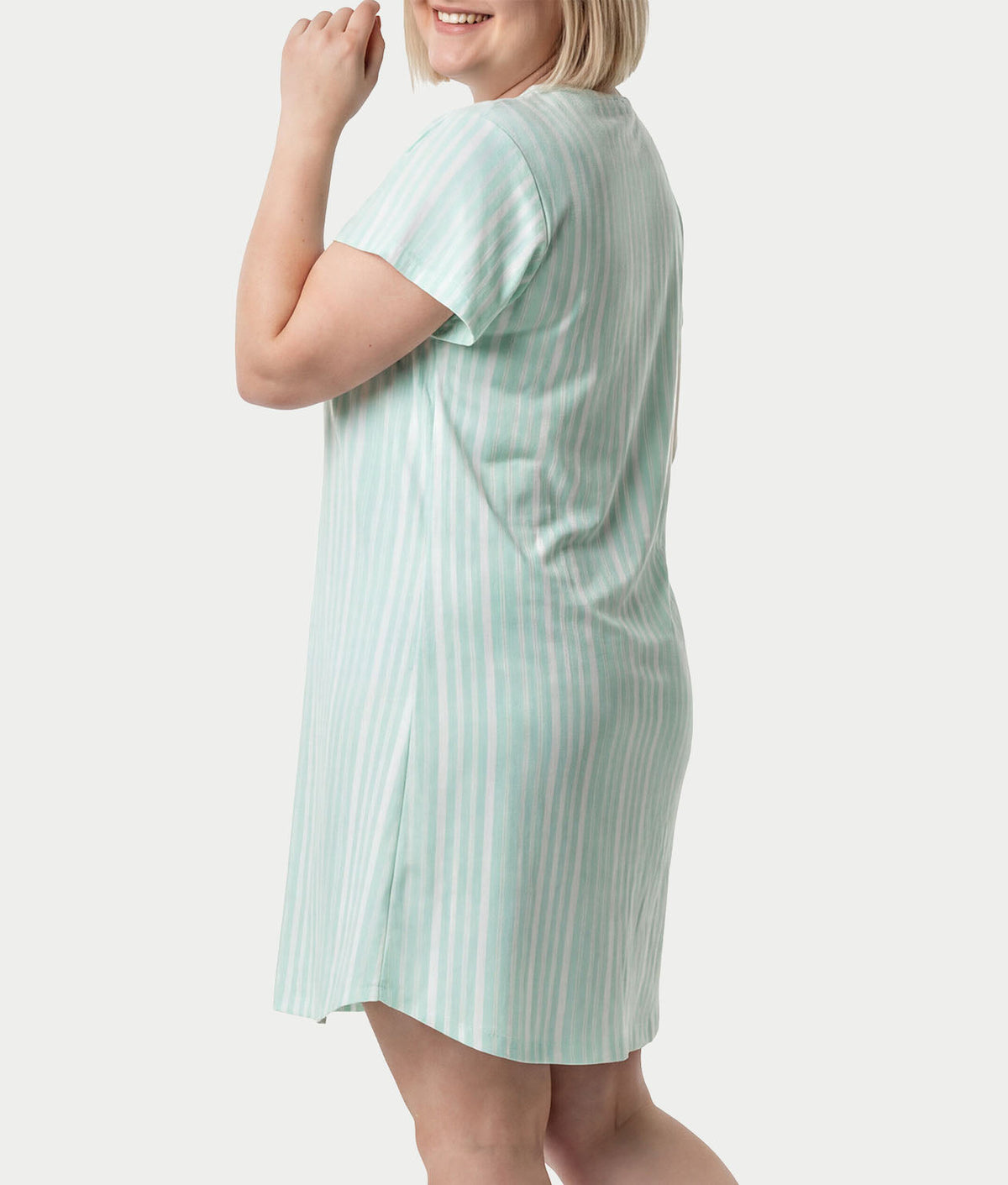 KN Cool Square Neck Knit Sleep Shirt