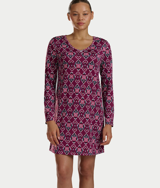 Long Sleeve Knit Sleep Shirt