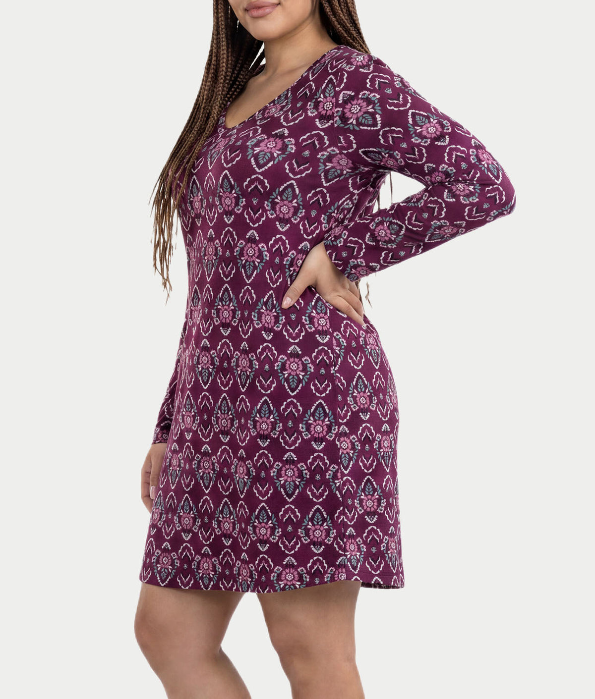 Long Sleeve Knit Sleep Shirt