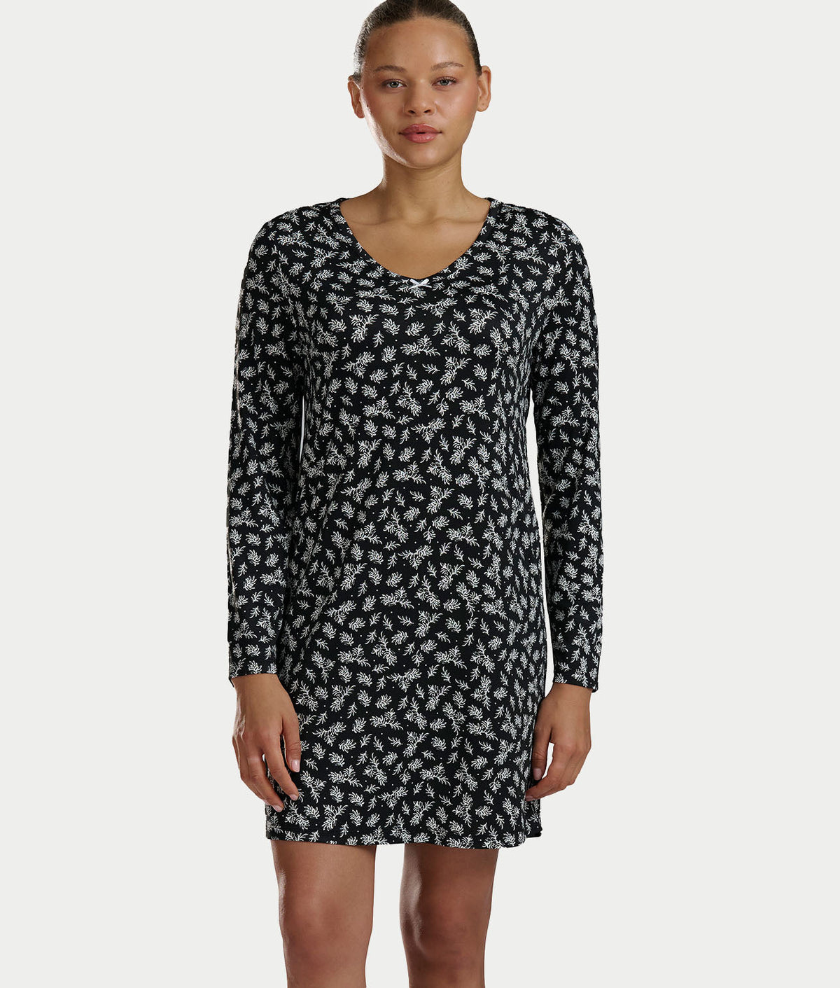 Long Sleeve Knit Sleep Shirt
