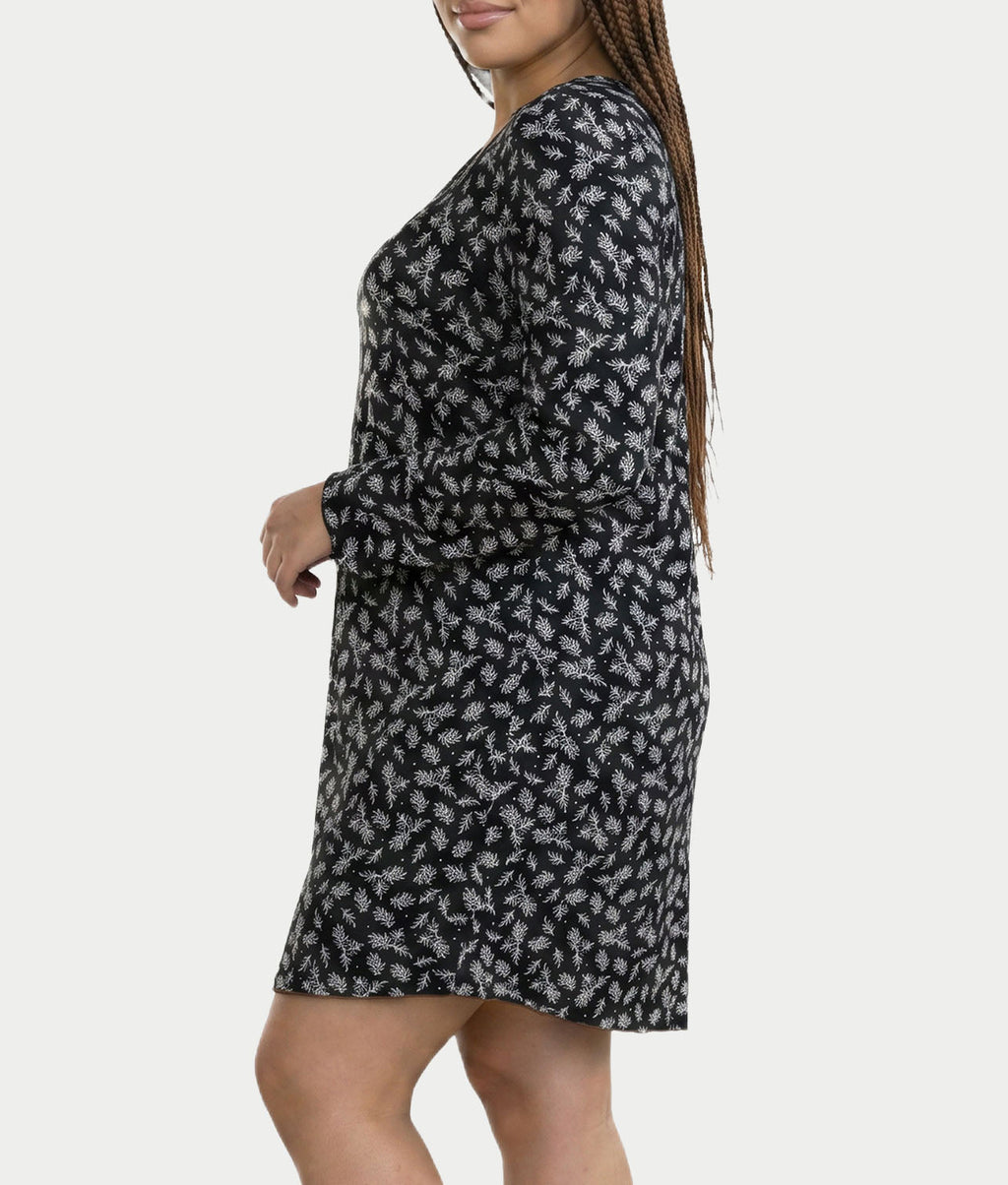 Long Sleeve Knit Sleep Shirt