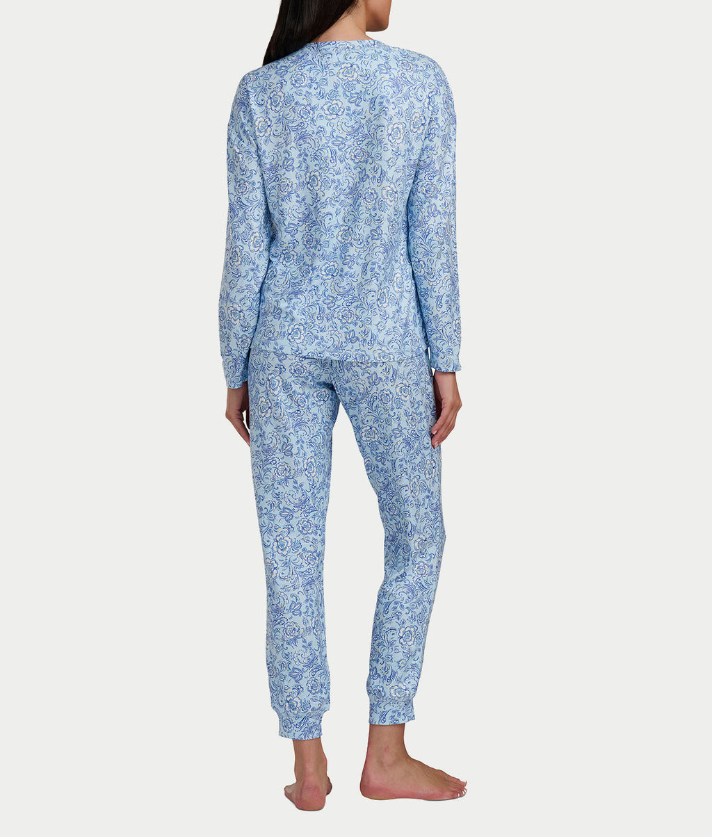 Henley Knit Pajama Set