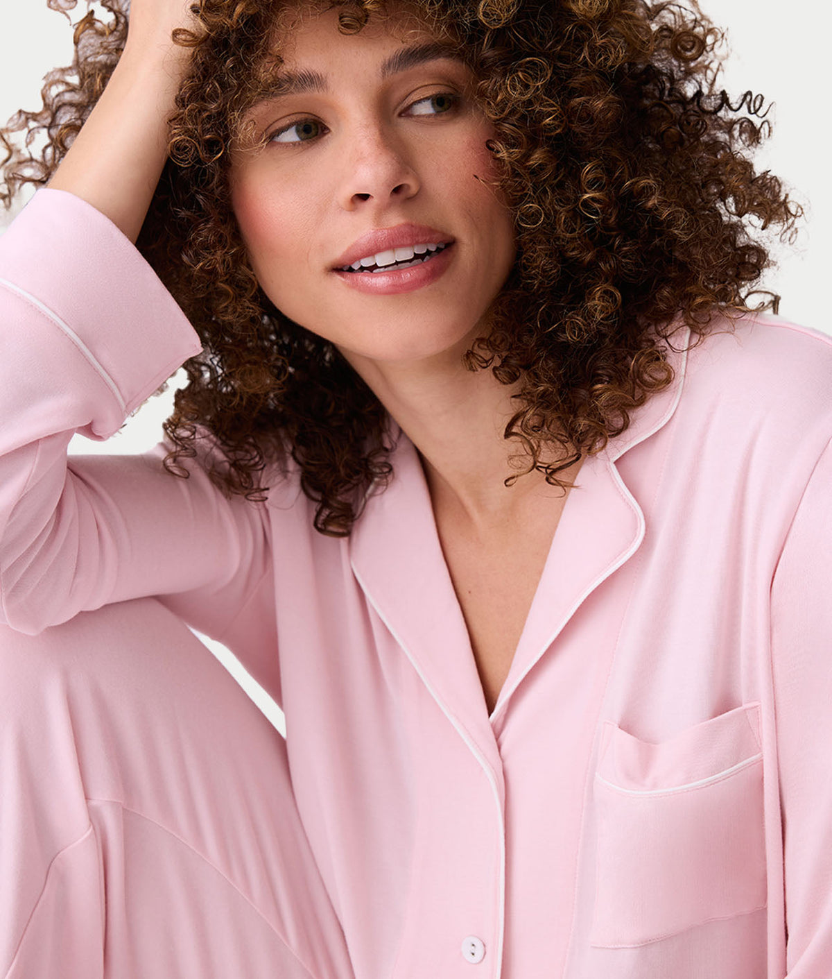 Breast Cancer Awareness Modal Knit Pajama Set