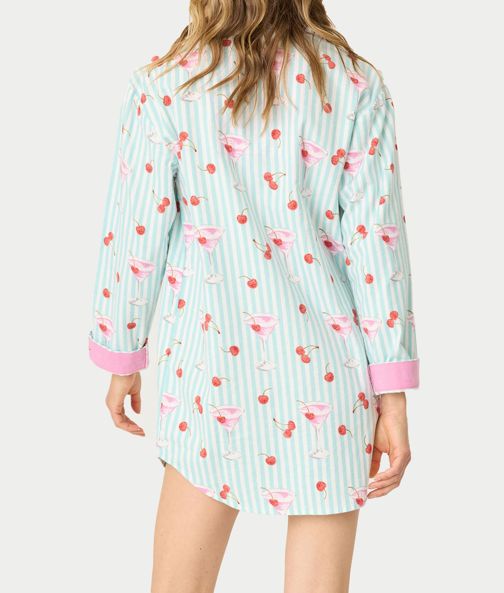 Flannel Woven Sleep Shirt
