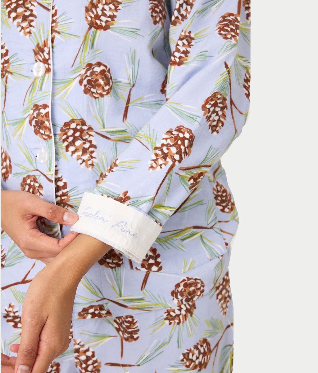 Flannel 3-Piece Pajama Set
