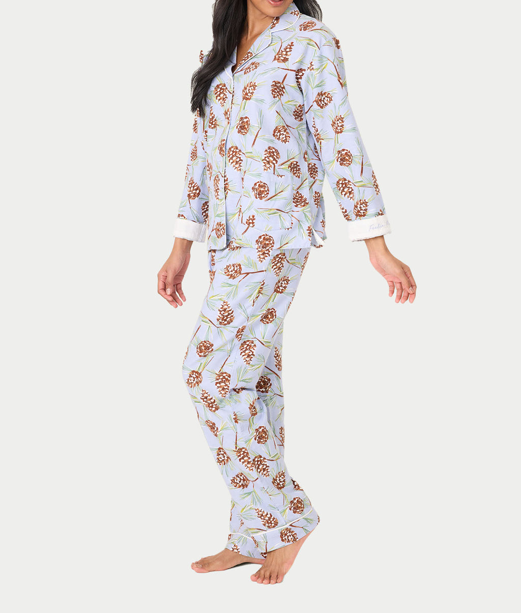 Flannel 3-Piece Pajama Set