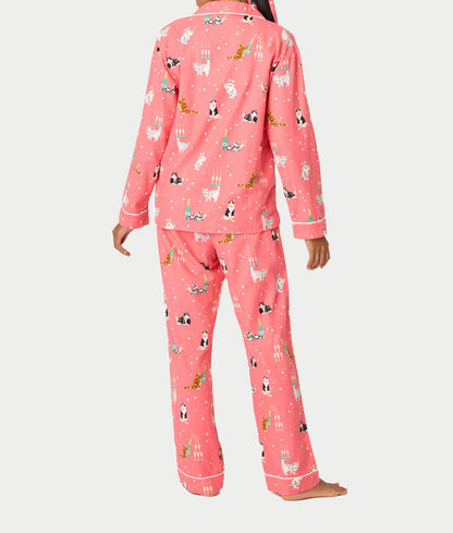 Flannel 3-Piece Pajama Set