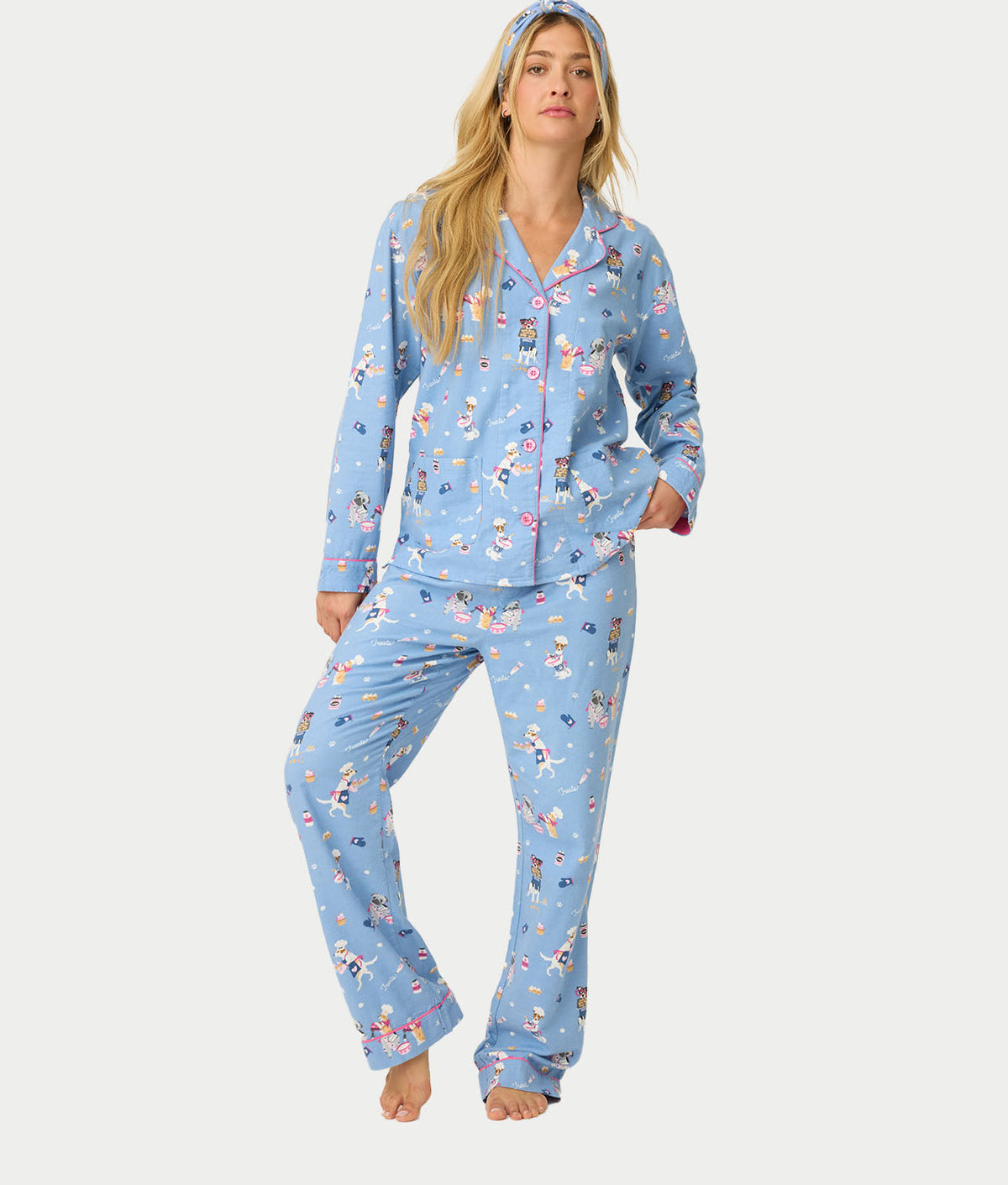 Flannel 3-Piece Pajama Set