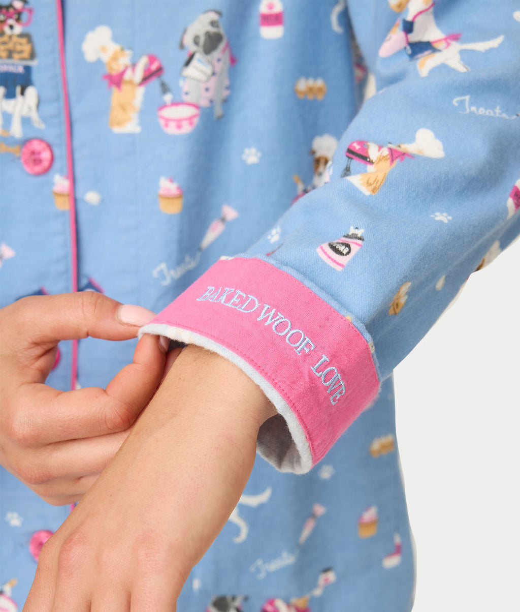 Flannel 3-Piece Pajama Set