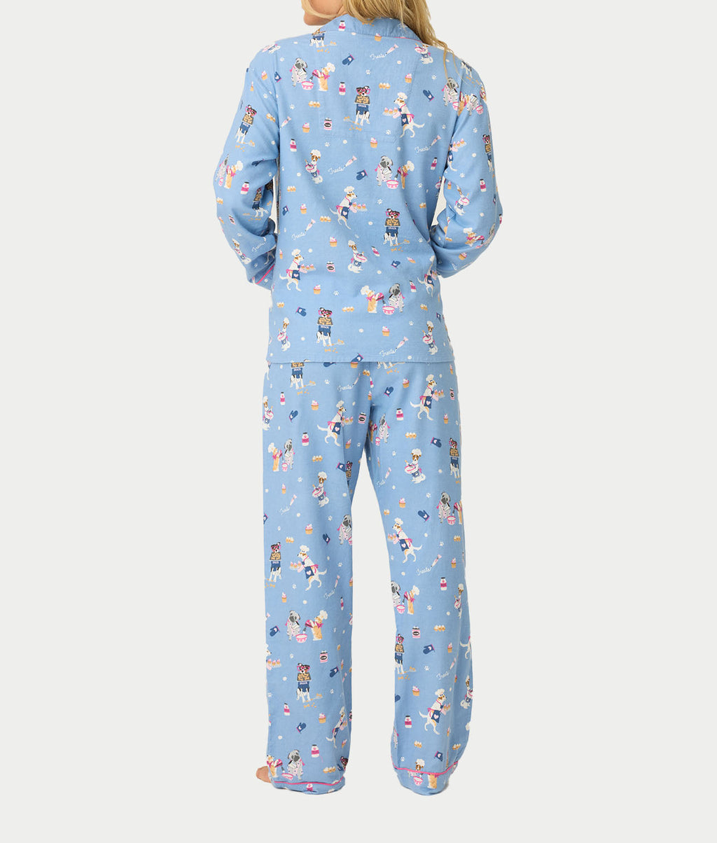 Flannel 3-Piece Pajama Set