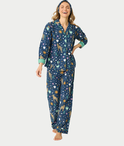 Flannel 3-Piece Pajama Set