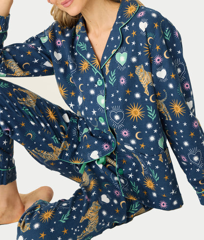 Flannel 3-Piece Pajama Set