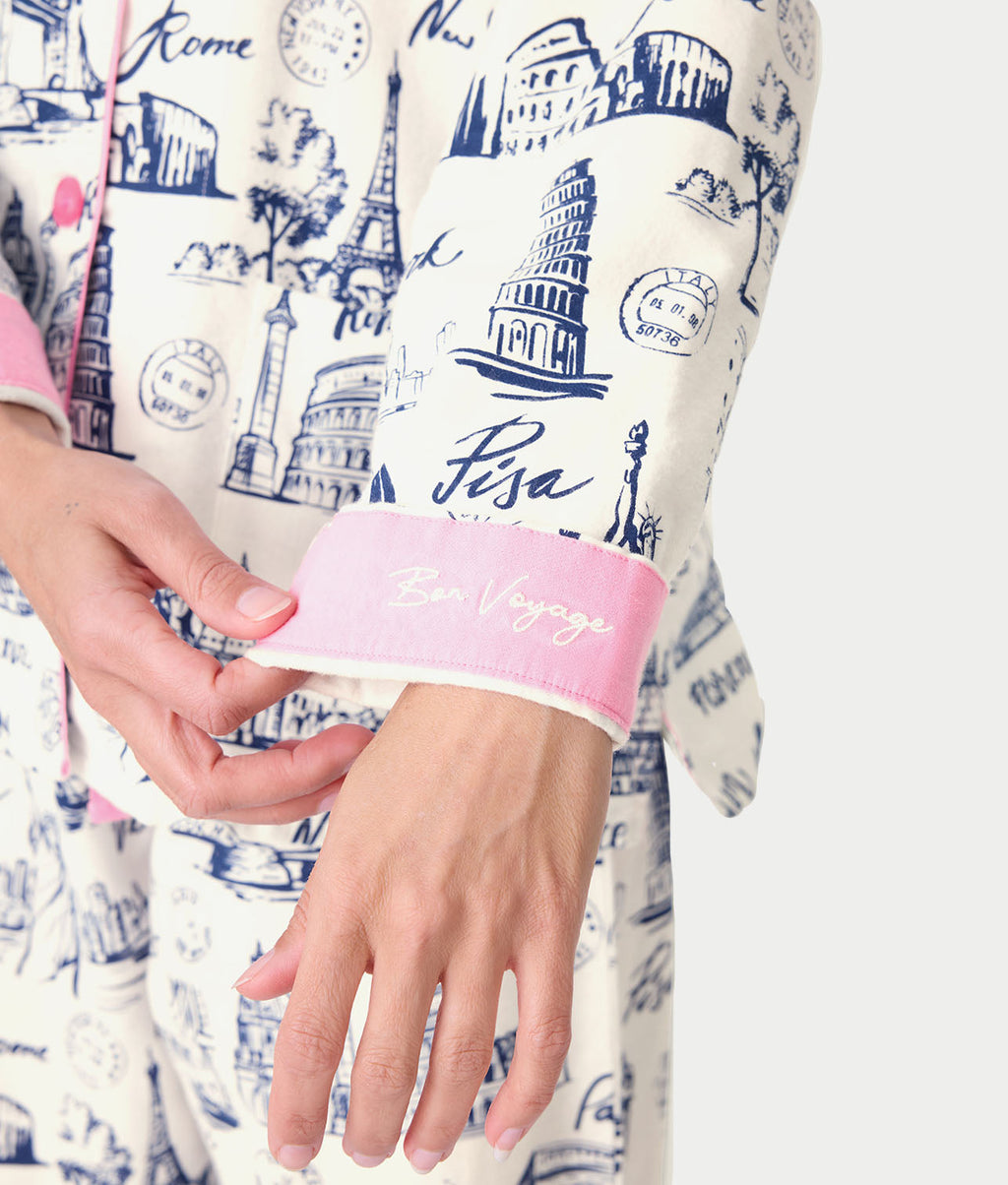 Flannel 3-Piece Pajama Set