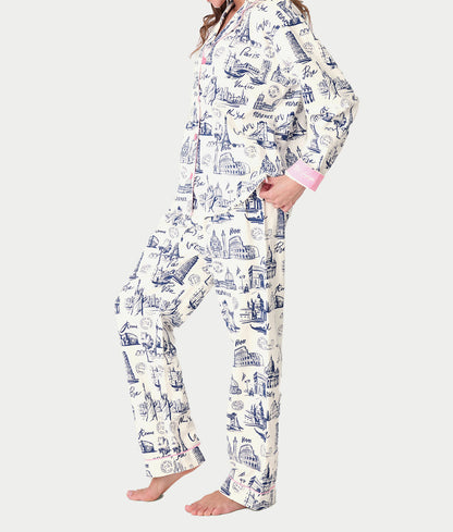 Flannel 3-Piece Pajama Set