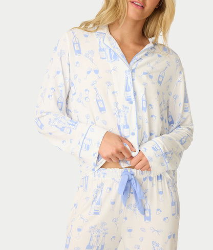 Parisian Dreams Modal Knit Long Sleeve Top