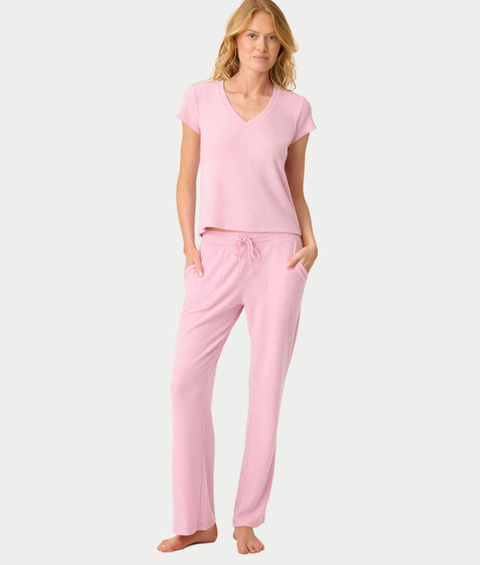 Wish You Were Here Knit Pajama Set