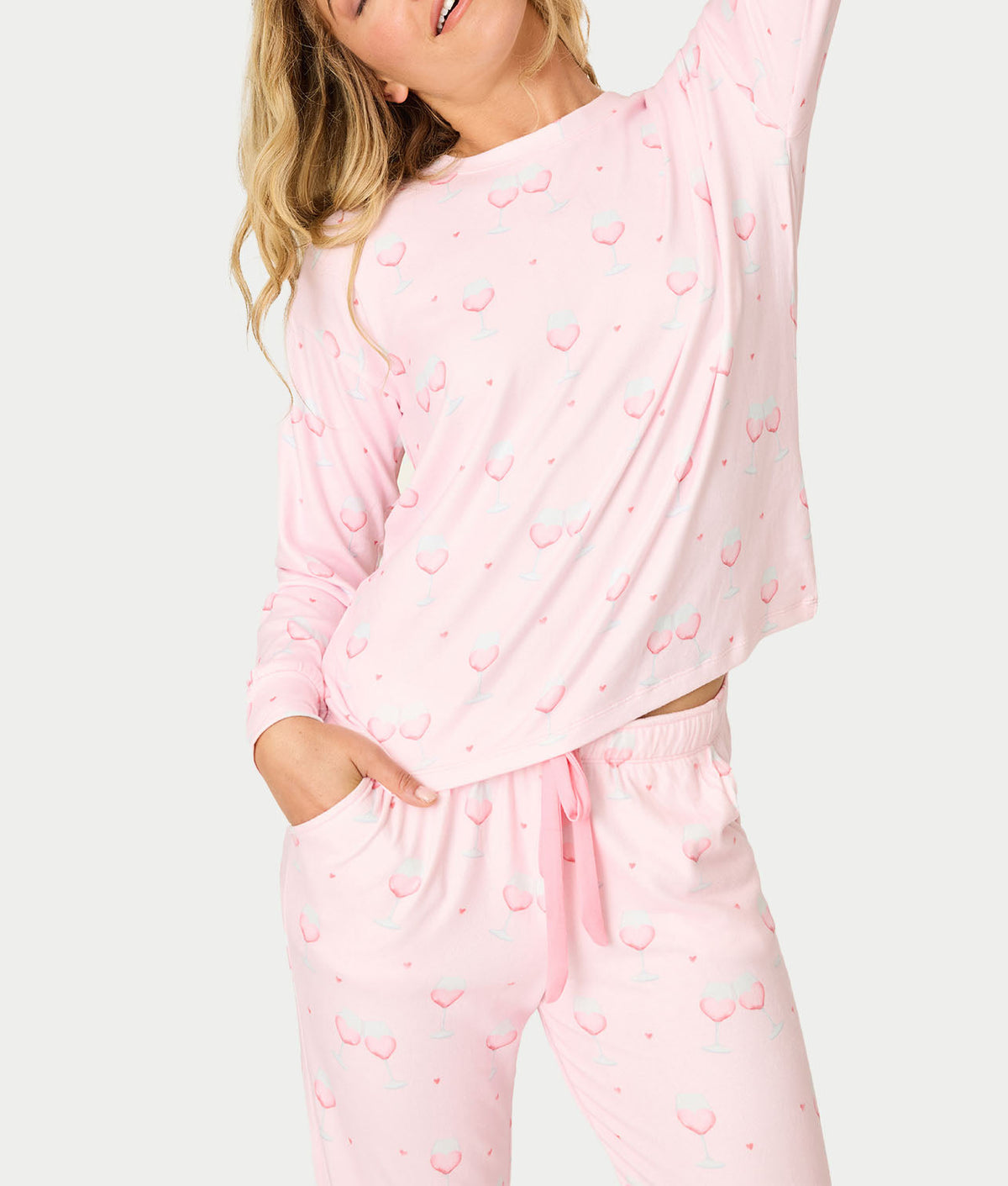 Happy Hour Knit Pajama Set