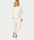 Western Blooms Boot Bouquet Knit Pajama Set