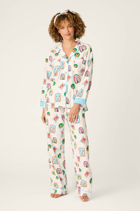 Picture Purrfect Pet Portraits 3-Piece Flannel Pajama Set