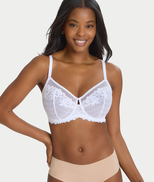 The Essential Lace Unlined Balconette Bra