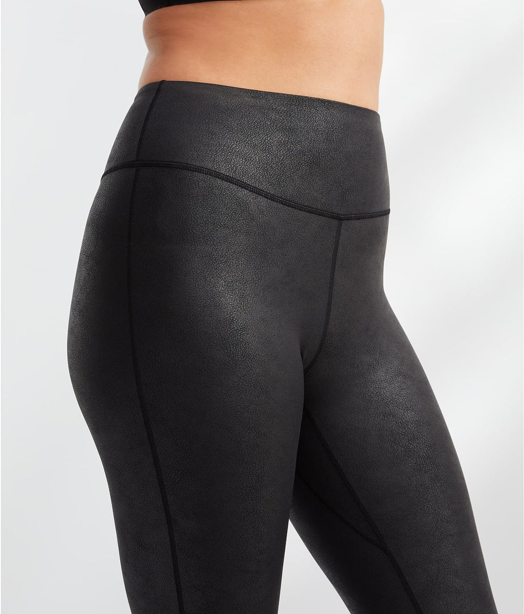 The Faux Leather High-Waist Leggings