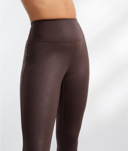 The Faux Leather High-Waist Leggings