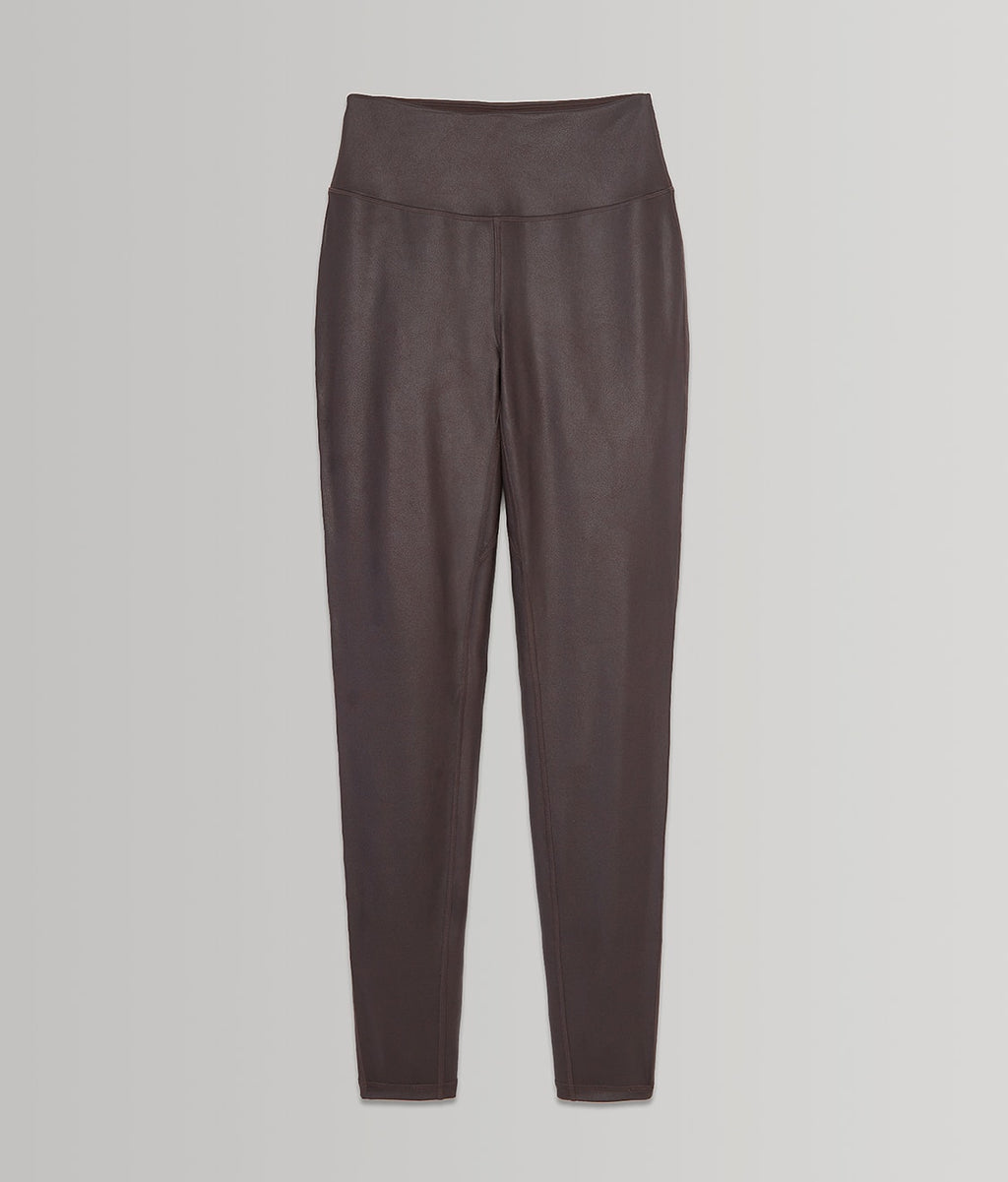 The Faux Leather High-Waist Leggings