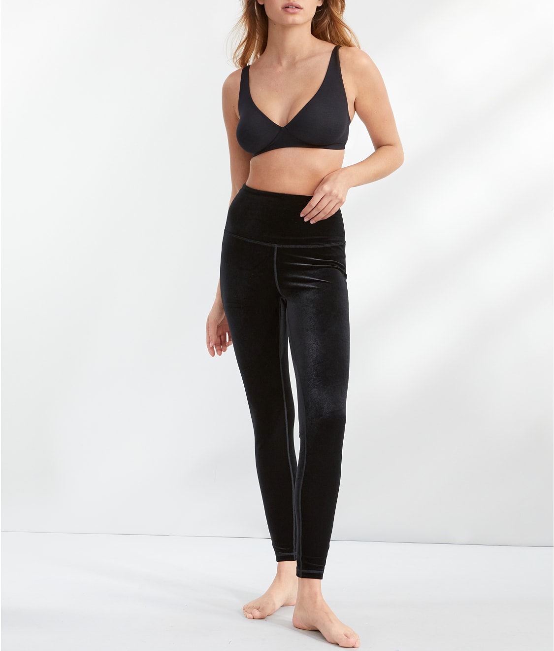 The Velvet High-Waist Leggings