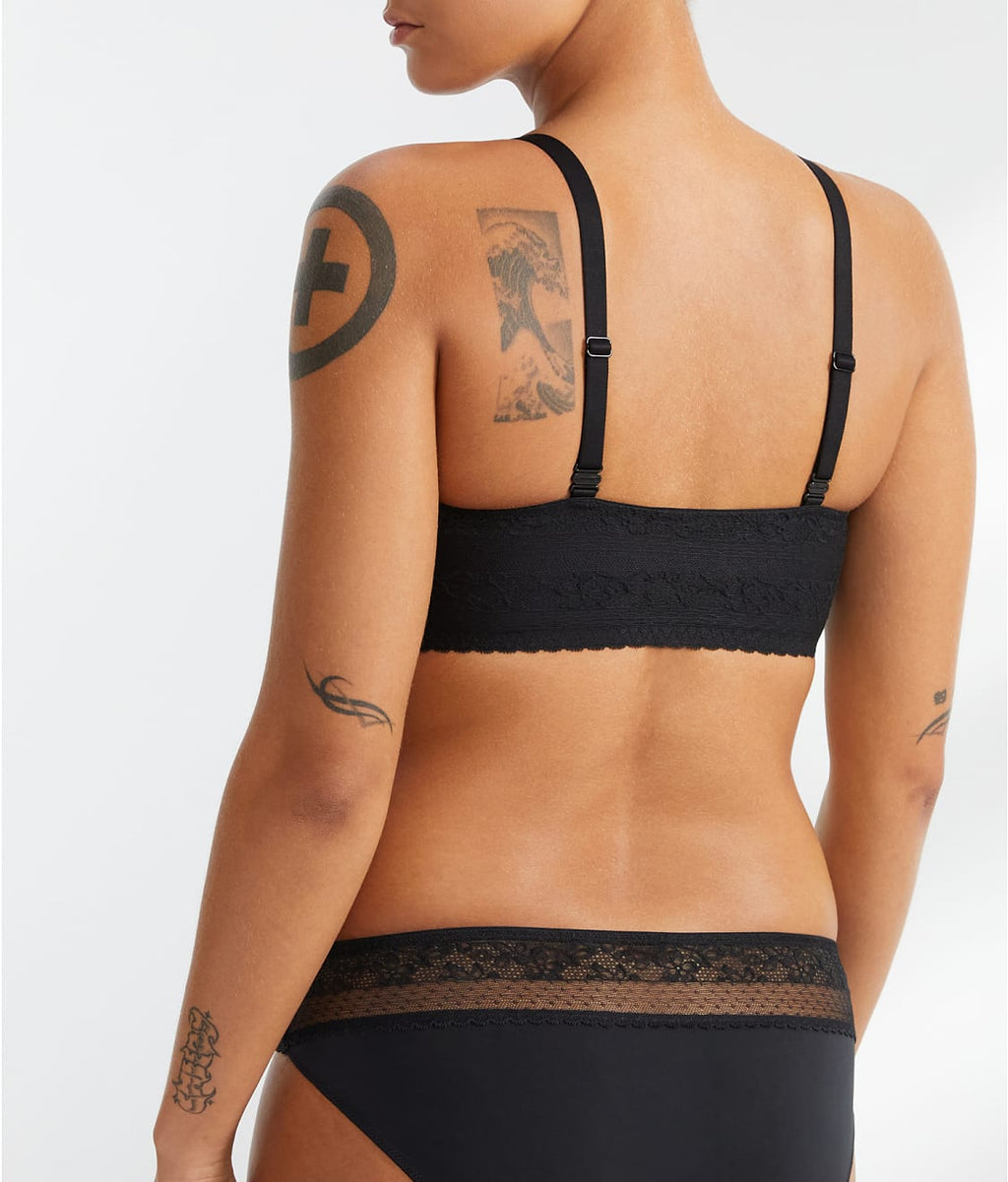 The Wire-Free Front-Close Bra with Lace