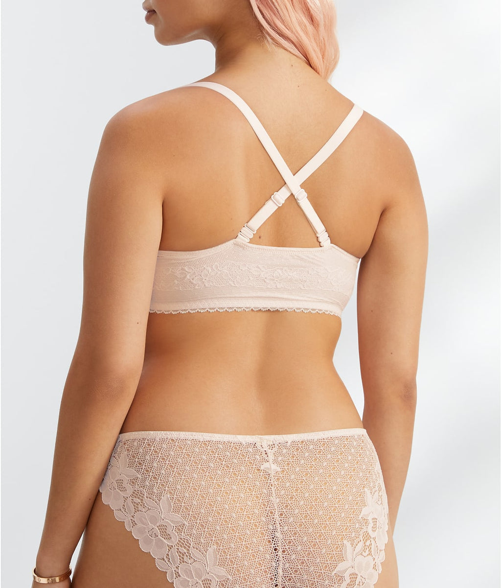 The Wire-Free Front-Close Bra with Lace