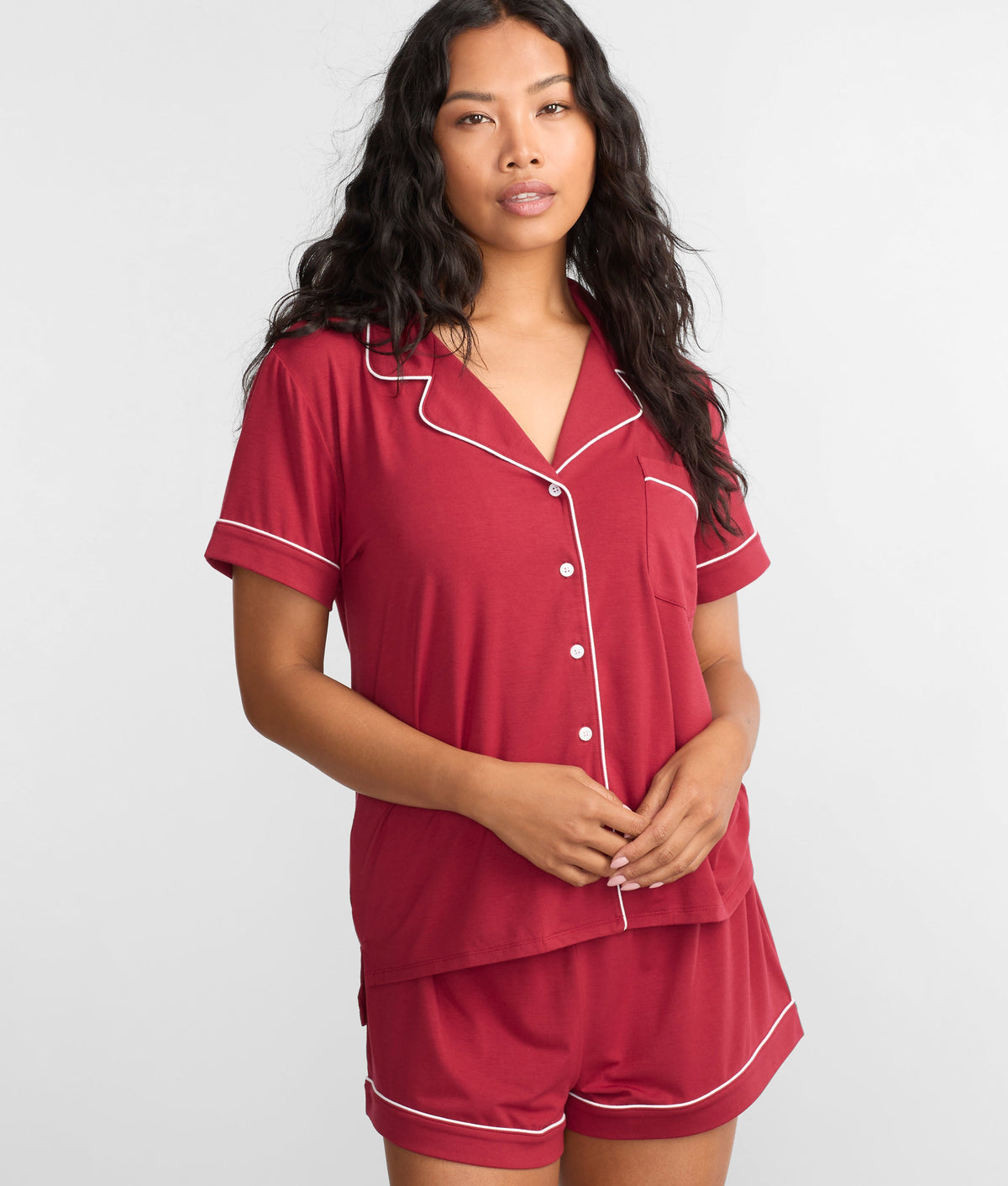 The Cooling Piped Shorts Set