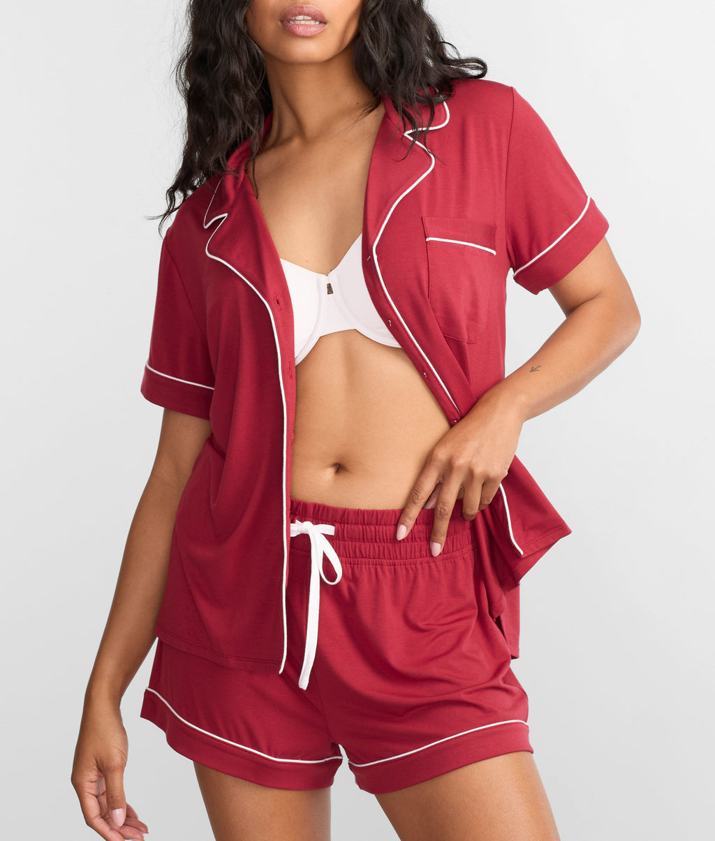 The Cooling Piped Shorts Set