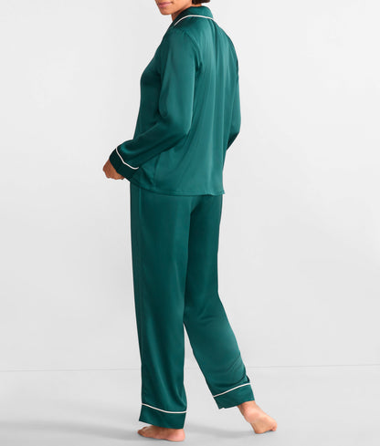 The Washed Satin Pajama Set