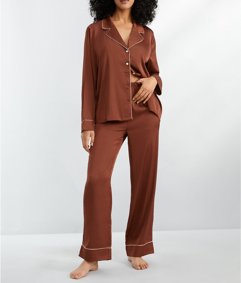 The Washed Satin Pajama Set