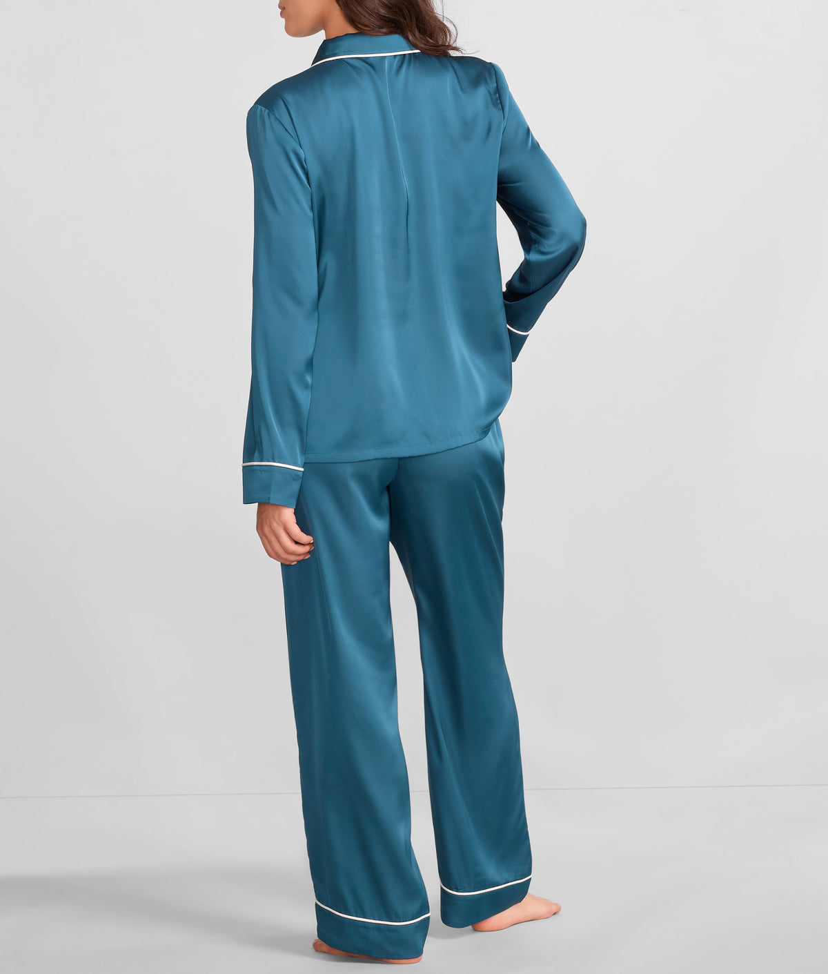 The Washed Satin Pajama Set