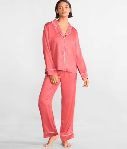The Washed Satin Pajama Set