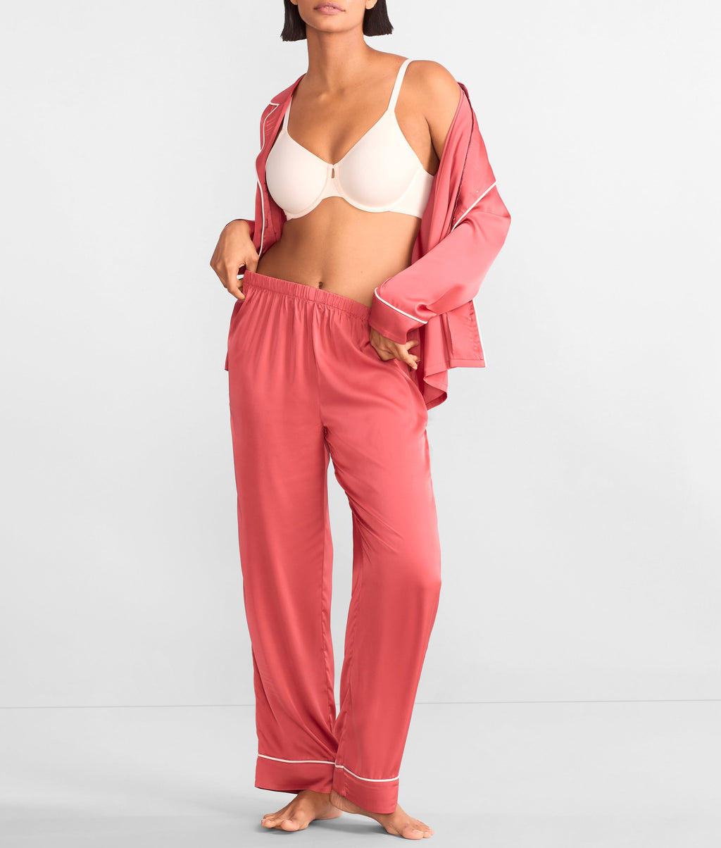 The Washed Satin Pajama Set
