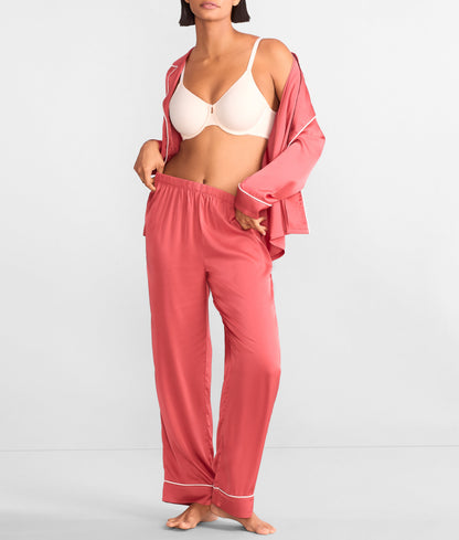 The Washed Satin Pajama Set
