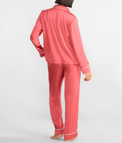 The Washed Satin Pajama Set