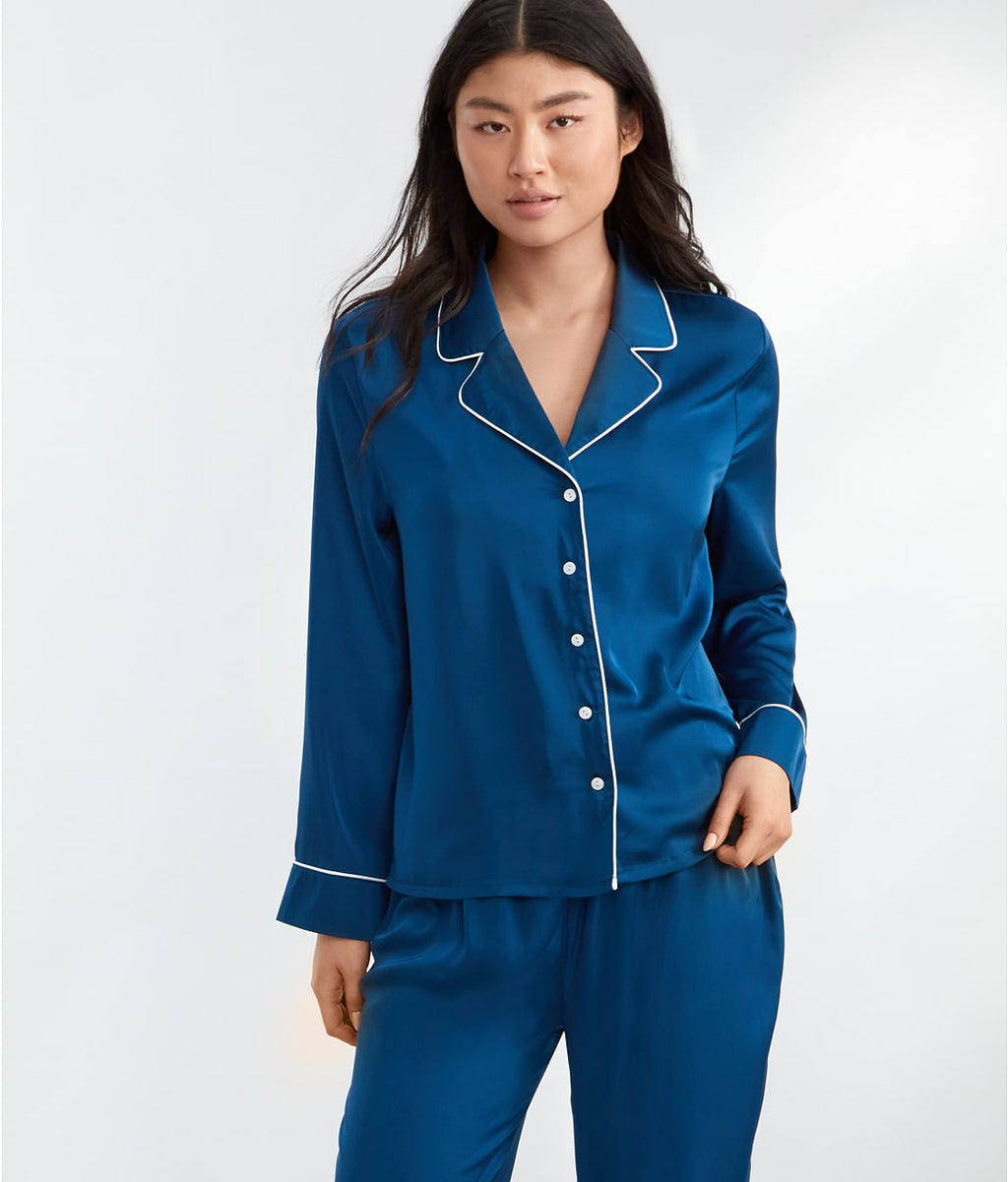 The Washed Satin Pajama Set