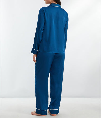 The Washed Satin Pajama Set