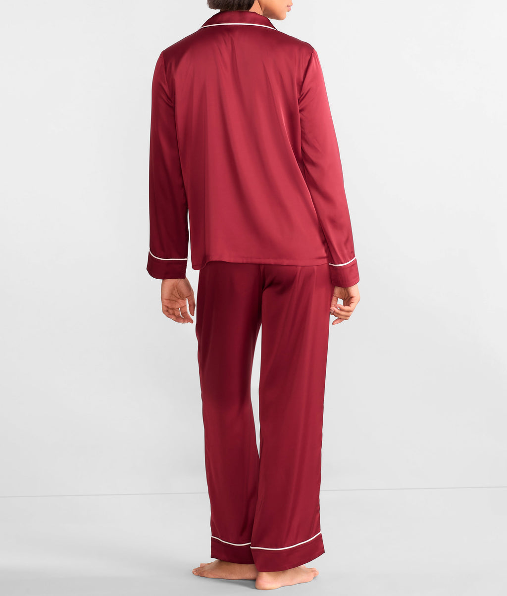The Washed Satin Pajama Set