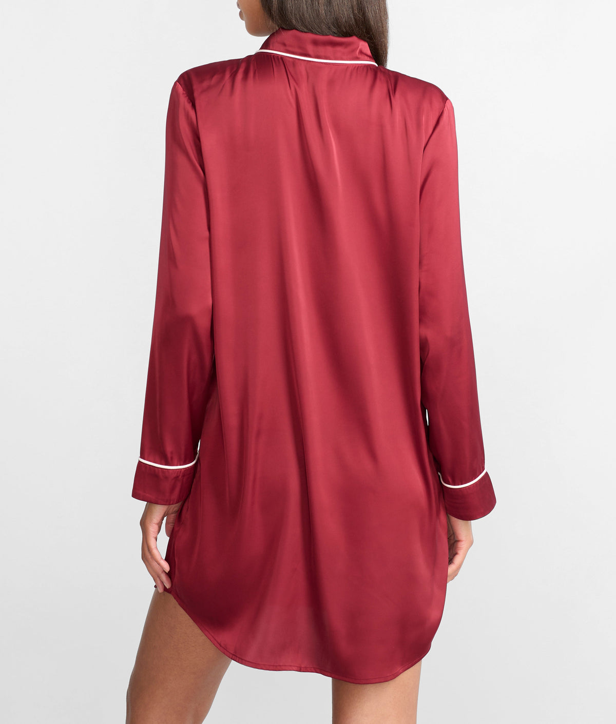 The Washed Satin Sleep Shirt