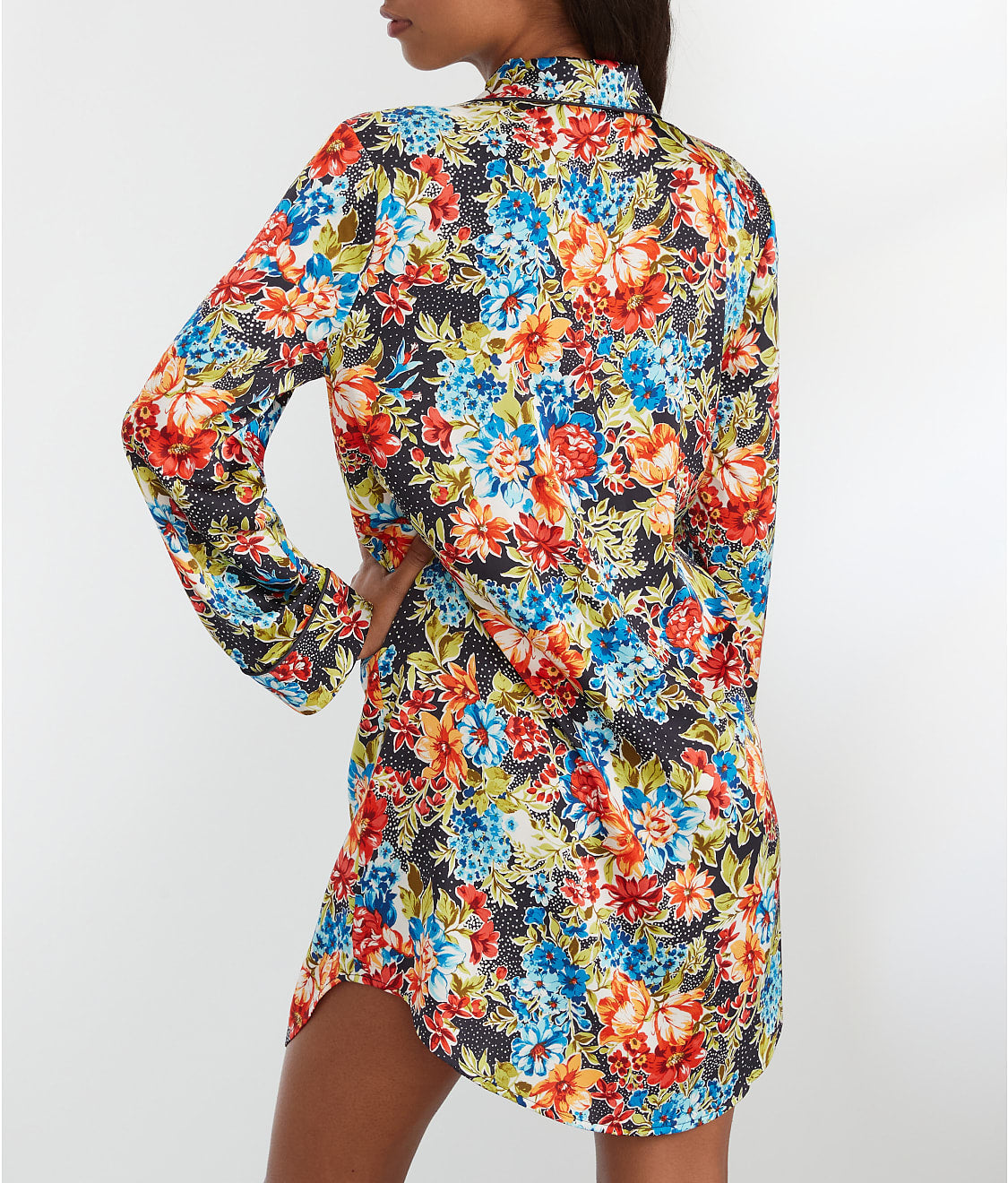 The Washed Satin Sleep Shirt