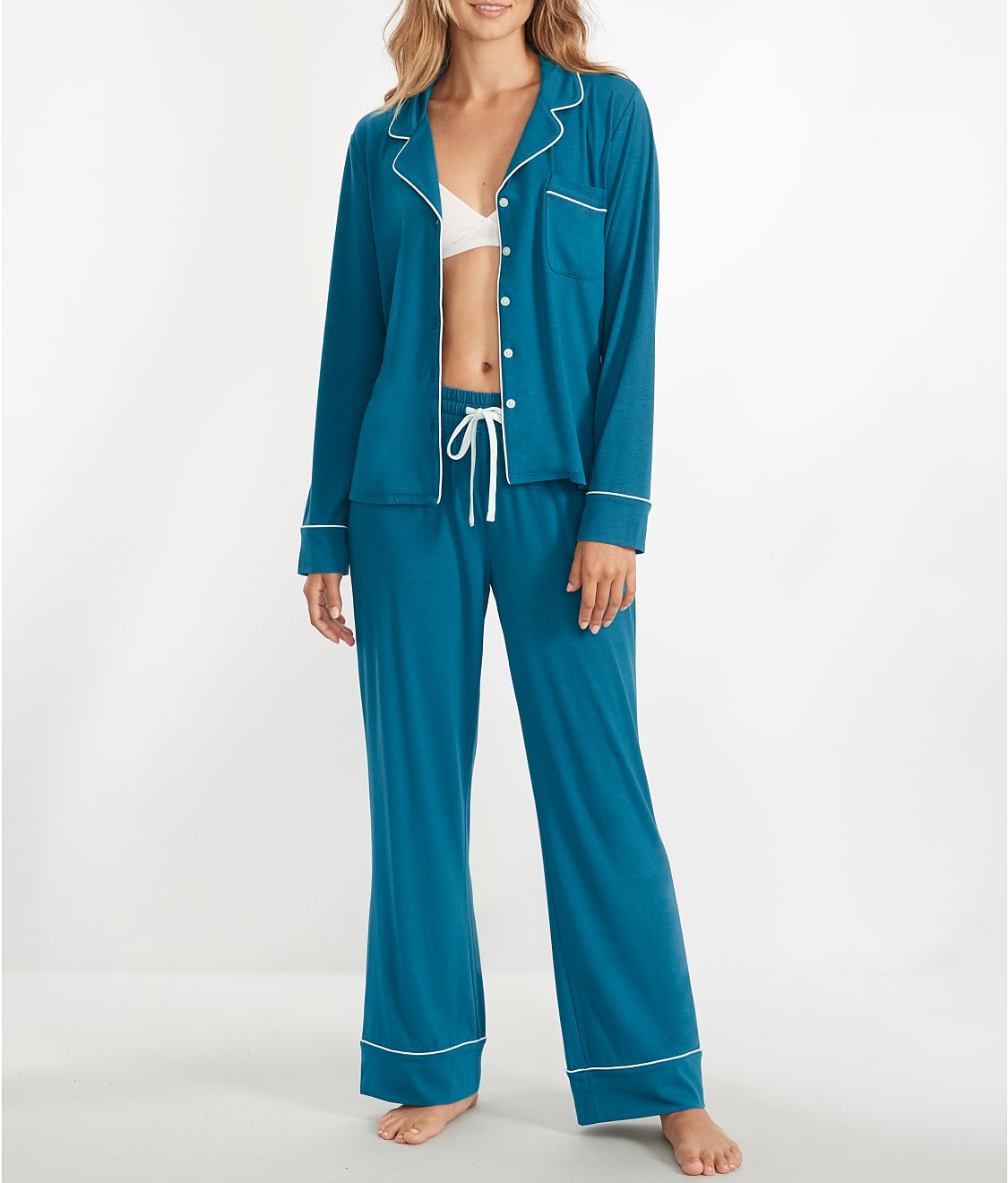 The Cooling Piped Pajama Set