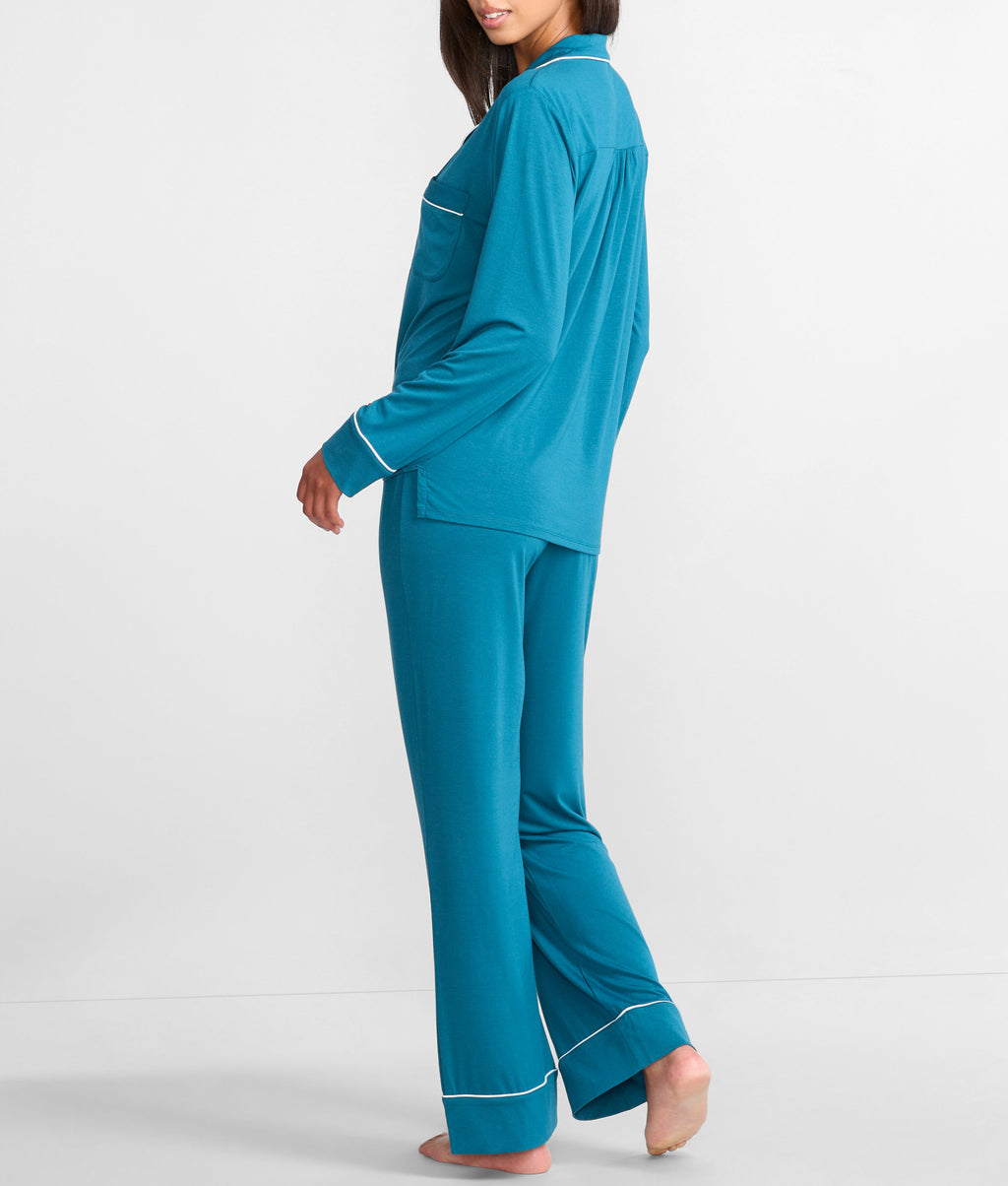 The Cooling Piped Pajama Set