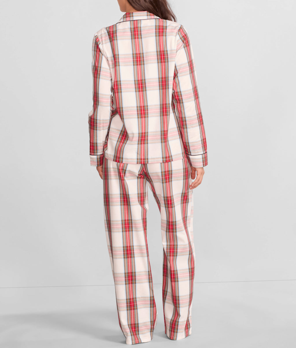 The Cozy Plaid Brushed Cotton Pajama Set