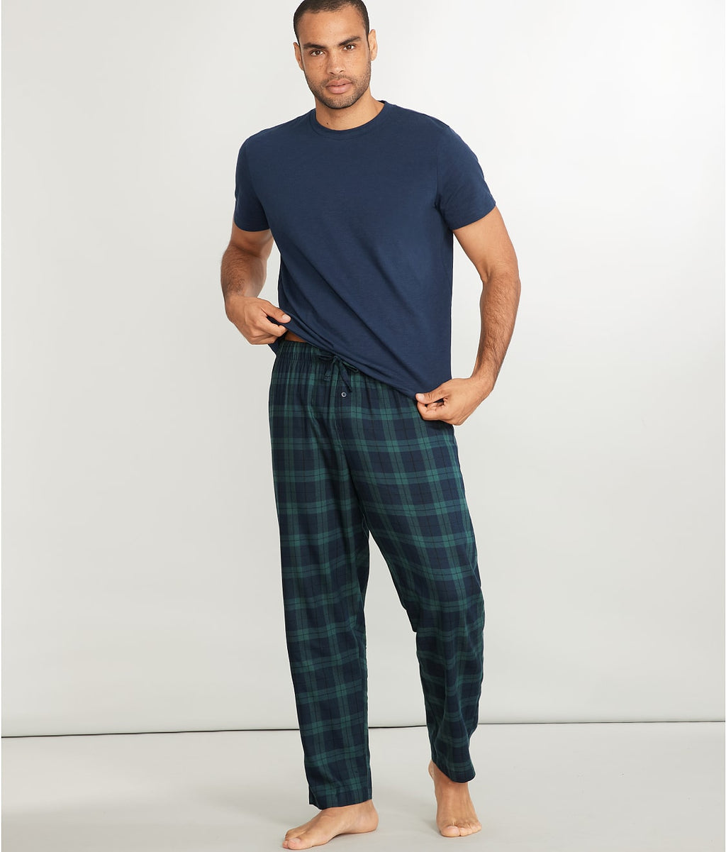 The Cozy Plaid Men's Brushed Cotton Pajama Set