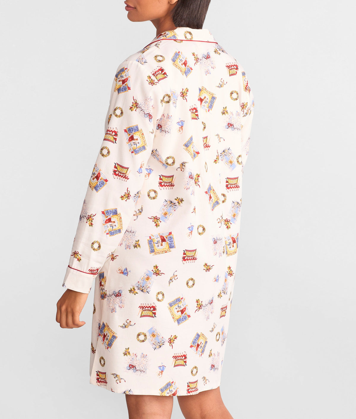 The Cozy Brushed Cotton Printed Sleep Shirt